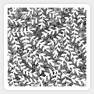 Zentangle Vines Sticker